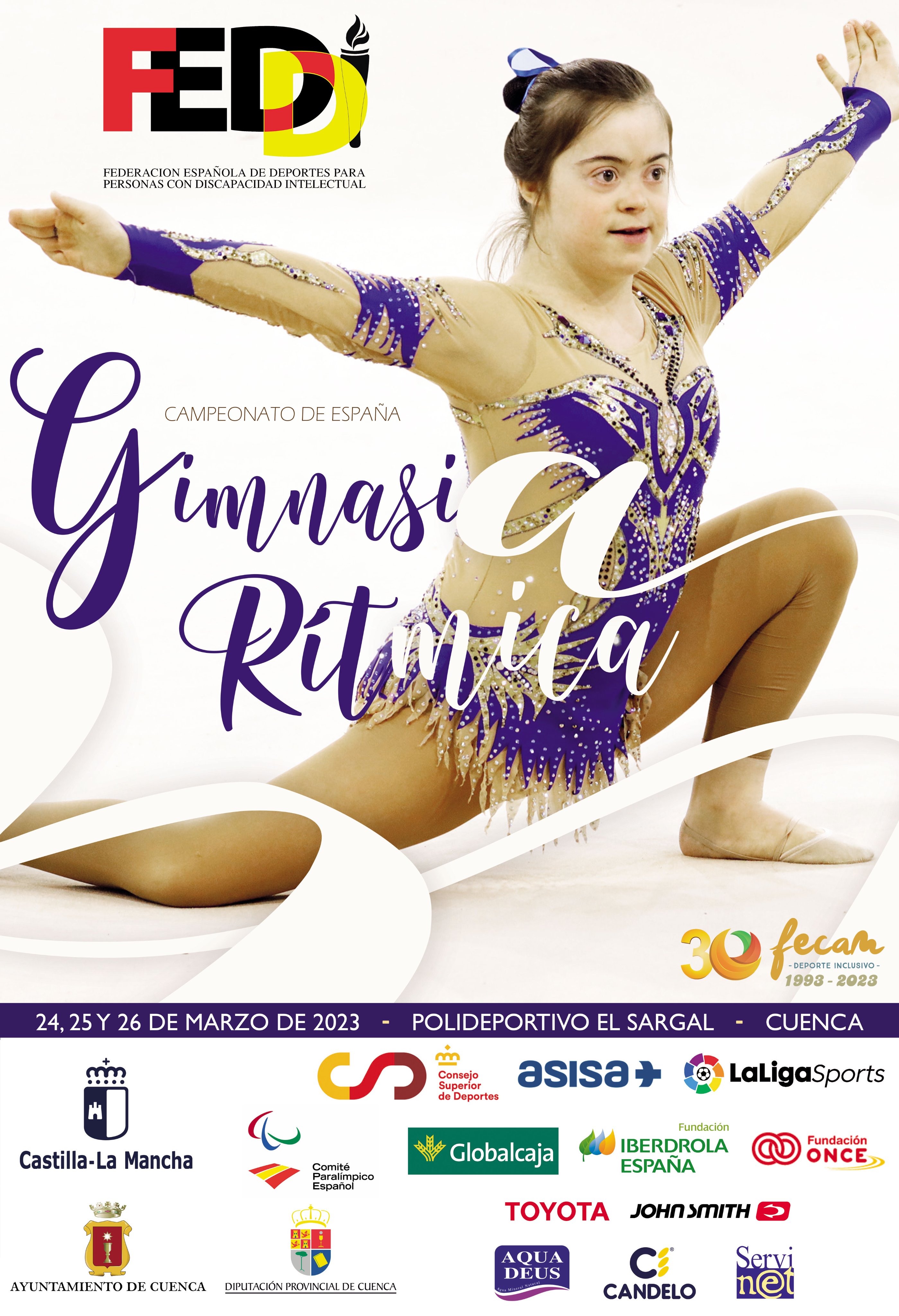 Cuatro gimnastas de "Otra Mirada Rítmica" participan en el Campeonato de España de Gimnasia Rítmica Adaptada 2023